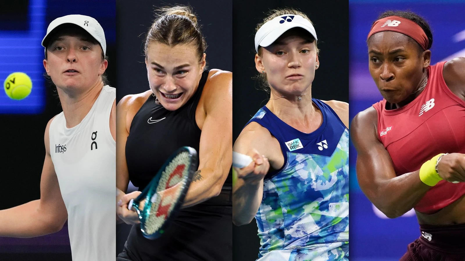 Italian Open seeds finalized with Sabalenka, Rybakina, and Gauff leading entry list
